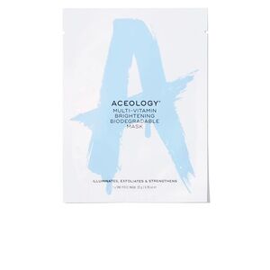 Aceology Multi-Vitamin Brightening Biodegradable Mask   Brand New